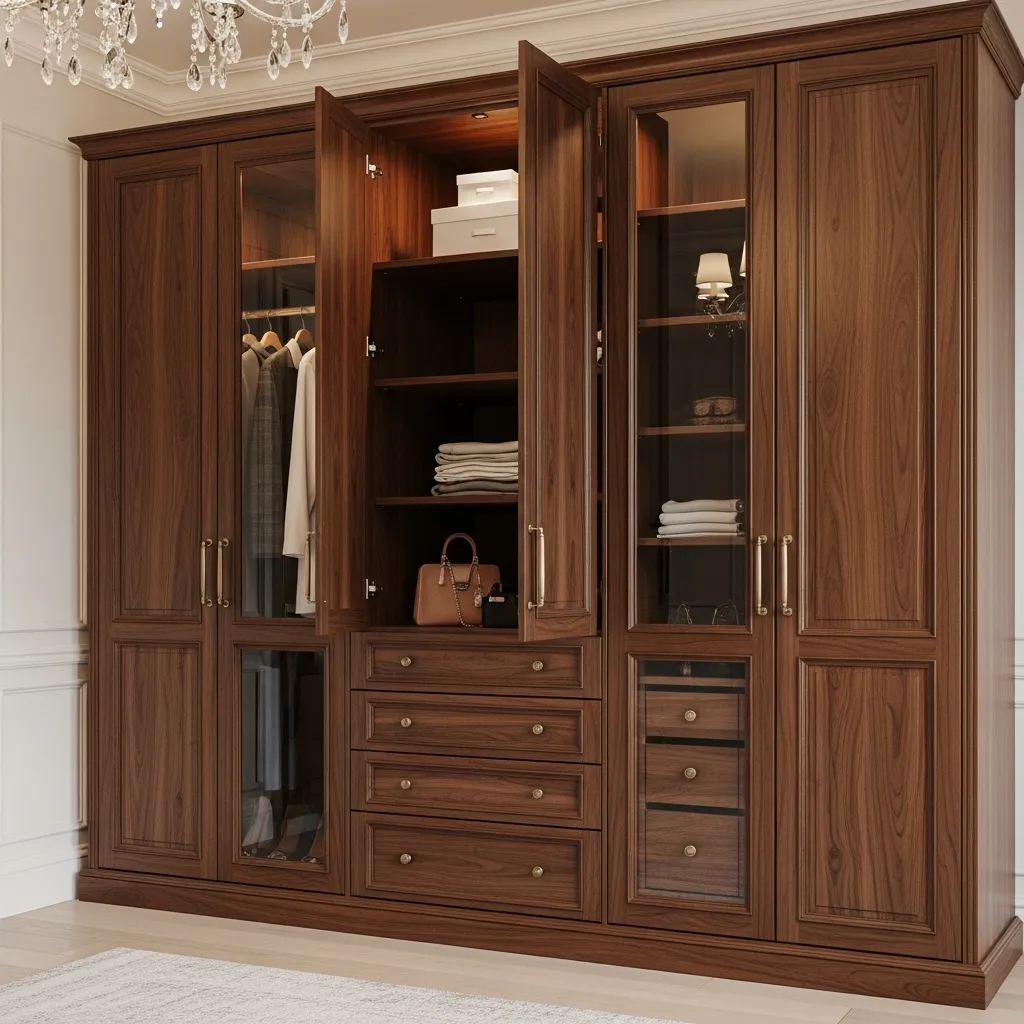 Maßgeschneiderter Schrank aus Massivholz